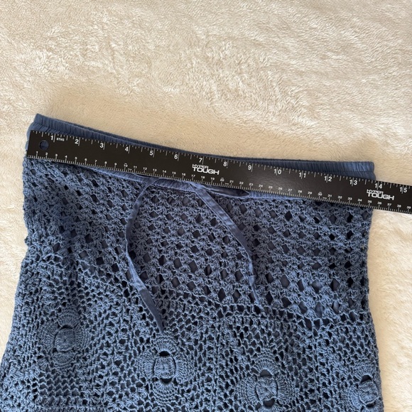 NorthStyle Blue Crochet Maxi Skirt Size Small - Picture 7 of 9